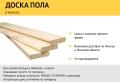 Доска пола с доставкой.